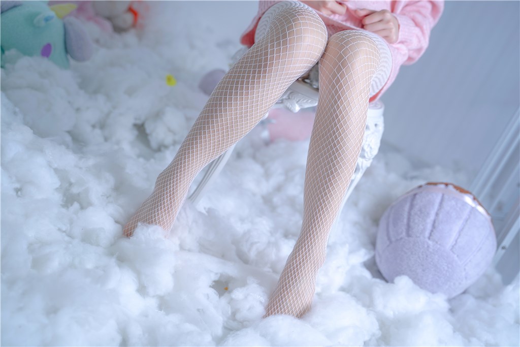 图片[4]-粉红毛衣和白网袜-Cosplay world Coser